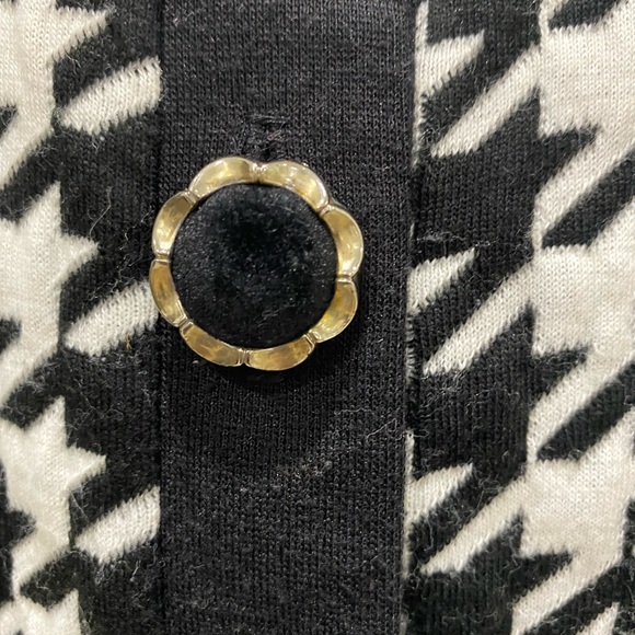 Vintage 80’s Caron Petite Chicago Black & White Blazer - Picture 8 of 8